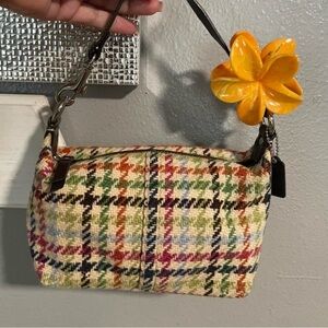 Coach vintage Plaid Multicolor Bag